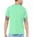 BELLA+CANVAS 3413 Unisex Howard Tri-blend T-shirt in Mint triblend back view
