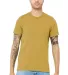 BELLA+CANVAS 3413 Unisex Howard Tri-blend T-shirt in Mustard triblend front view