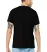 BELLA+CANVAS 3413 Unisex Howard Tri-blend T-shirt in Solid blk trblnd back view