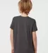 Tultex 265 - Youth Poly-Rich Blend Tee in Heather graphite back view