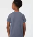 Tultex 265 - Youth Poly-Rich Blend Tee in Heather navy back view