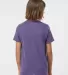 Tultex 265 - Youth Poly-Rich Blend Tee in Heather purple back view