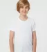 Tultex 265 - Youth Poly-Rich Blend Tee in White front view