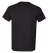 Hanes MO100 Modal Triblend T-Shirt Solid Black Triblend back view