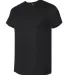Hanes MO100 Modal Triblend T-Shirt Solid Black Triblend side view