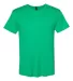 Hanes MO100 Modal Triblend T-Shirt Kelly Green Triblend front view