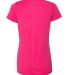 Hanes MO150 Women's Modal Triblend T-Shirt Jazzberry Pink Triblend back view