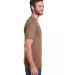Hanes W110 Workwear Short Sleeve Pocket T-Shirt in Army brown side view