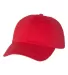 Champion Clothing CS4000 Washed Twill Dad Cap Bright Red Scarlet side view