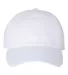 Champion Clothing CS4000 Washed Twill Dad Cap White front view