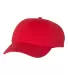 Champion Clothing CS4001 Jersey Knit Dad Cap Bright Red Scarlet side view