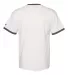 Champion Clothing CP65 Premium Fashion Ringer T-Sh Chalk White/ Charcoal Heather back view