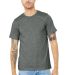 Bella + Canvas 3001CVC Unisex Short Sleeve Heather in Deep heather front view