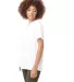 Next Level Apparel N1530 Ladies Ideal Flow T-Shirt in White side view