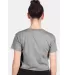 Next Level Apparel 5080 Festival Women's Cali Crop in Heather gray back view