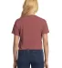Next Level Apparel 5080 Festival Women's Cali Crop in Smoked paprika back view