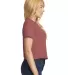 Next Level Apparel 5080 Festival Women's Cali Crop in Smoked paprika side view