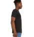 Bella + Canvas 3301 Unisex Sueded Tee in Black heather side view