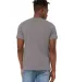 Bella + Canvas 3301 Unisex Sueded Tee HEATHER STORM back view