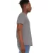 Bella + Canvas 3301 Unisex Sueded Tee HEATHER STORM side view