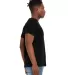 Bella + Canvas 3301 Unisex Sueded Tee SOLID BLK BLEND side view