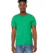 Bella + Canvas 3301 Unisex Sueded Tee HEATHER KELLY front view