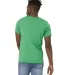 Bella + Canvas 3301 Unisex Sueded Tee HEATHER KELLY back view