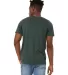 Bella + Canvas 3301 Unisex Sueded Tee HEATHER FOREST back view