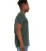 Bella + Canvas 3301 Unisex Sueded Tee HEATHER FOREST side view