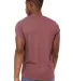 Bella + Canvas 3301 Unisex Sueded Tee HEATHER MAUVE back view