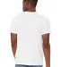 Bella + Canvas 3301 Unisex Sueded Tee SOLID WHT BLEND back view