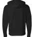 AFX4000Z Independent Trading Co. Full-Zip Hooded S Black back view