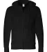 AFX4000Z Independent Trading Co. Full-Zip Hooded S Black front view
