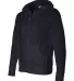 AFX4000Z Independent Trading Co. Full-Zip Hooded S Navy side view