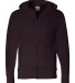 AFX4000Z Independent Trading Co. Full-Zip Hooded S Blackberry front view