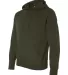 AFX4000Z Independent Trading Co. Full-Zip Hooded S Olive side view