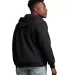 Russel Athletic 697HBM Dri Power® Hooded Full-Zip in Black back view