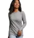 Russel Athletic 64LTTX Women's Essential Long Slee in Oxford front view