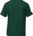 Russel Athletic 64STTB Youth Essential 60/40 Perfo in Dark green back view