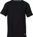 Russel Athletic 64STTB Youth Essential 60/40 Perfo in Black front view