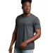 Russel Athletic 64STTM Essential 60/40 Performance in Black heather front view