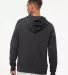 Independent Trading Co. - Hooded Pullover Sweatshi Charcoal Heather back view