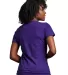 Russel Athletic 64STTX Women's Essential 60/40 Per in Purple back view