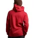 Russel Athletic 695HBM Dri Power® Hooded Pullover in Cardinal back view