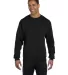 Russel Athletic 698HBM Dri Power® Crewneck Sweats in Black front view