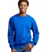 Russel Athletic 698HBM Dri Power® Crewneck Sweats in Royal front view
