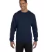 Russel Athletic 698HBM Dri Power® Crewneck Sweats in Navy front view