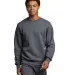 Russel Athletic 698HBM Dri Power® Crewneck Sweats in Black heather front view