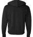 Independent Trading Co. - Unisex Full-Zip Hooded S Black back view