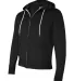 Independent Trading Co. - Unisex Full-Zip Hooded S Black side view